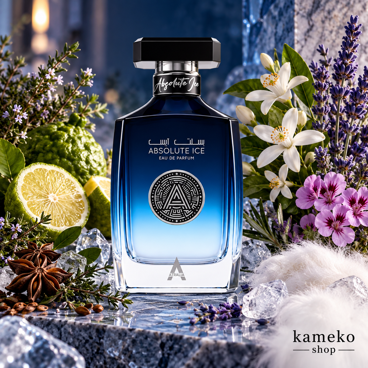 Absolute Ice | Perfume Unisex | Bergamota, Lavanda, Flor de Azahar y Almizcle