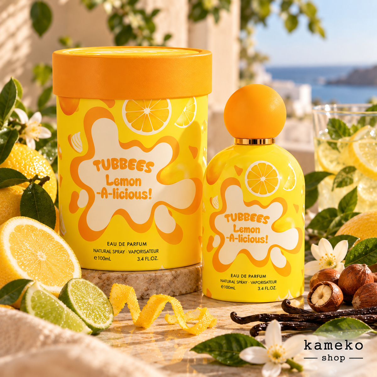 Tubbees Lemon Alicious – Perfume Árabe Unisex Cítrico y Dulce | Eau de Parfum 50 ml