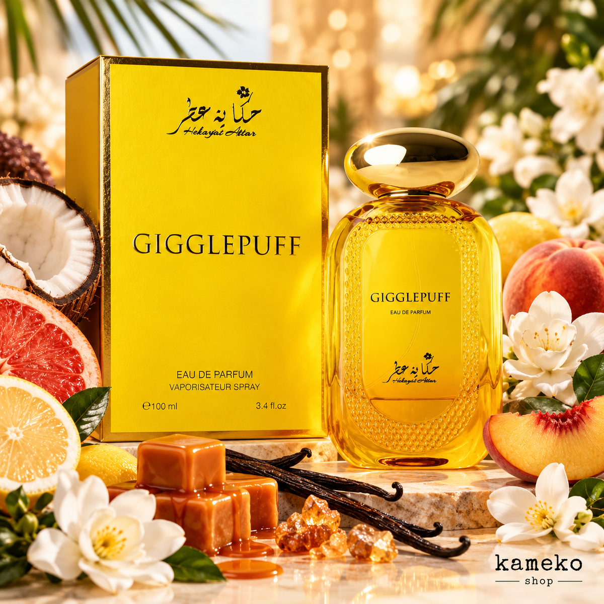 Gigglepuff Eau de Parfum Unisex 100 ml – Perfume Floral Fruity Gourmand