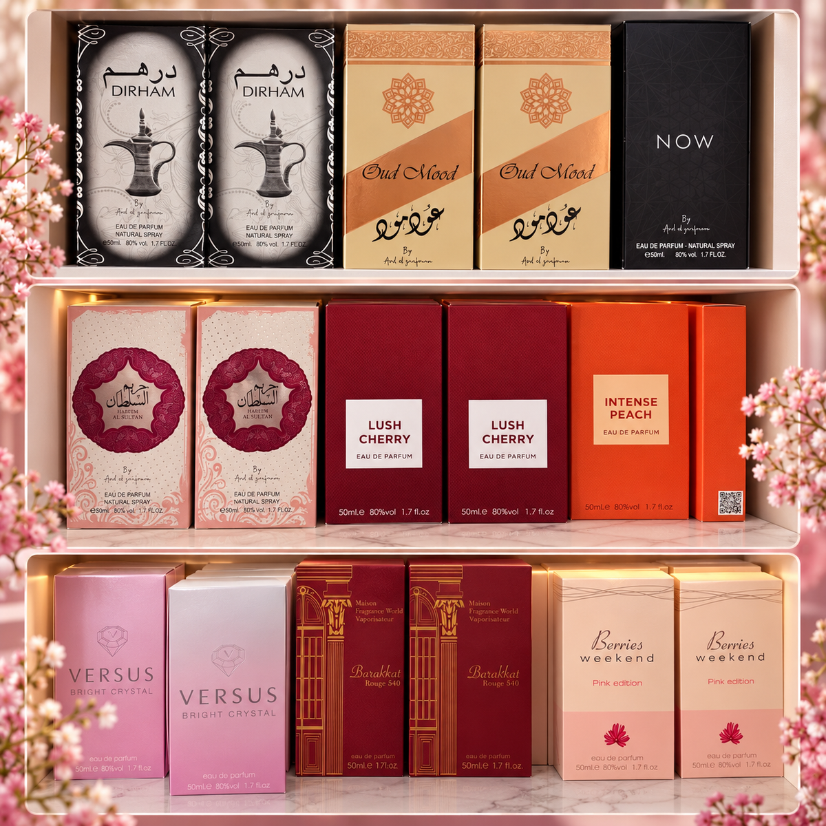 Mystery Box de Perfumes Árabes – 4 Perfumes Sorpresa de 50 ml