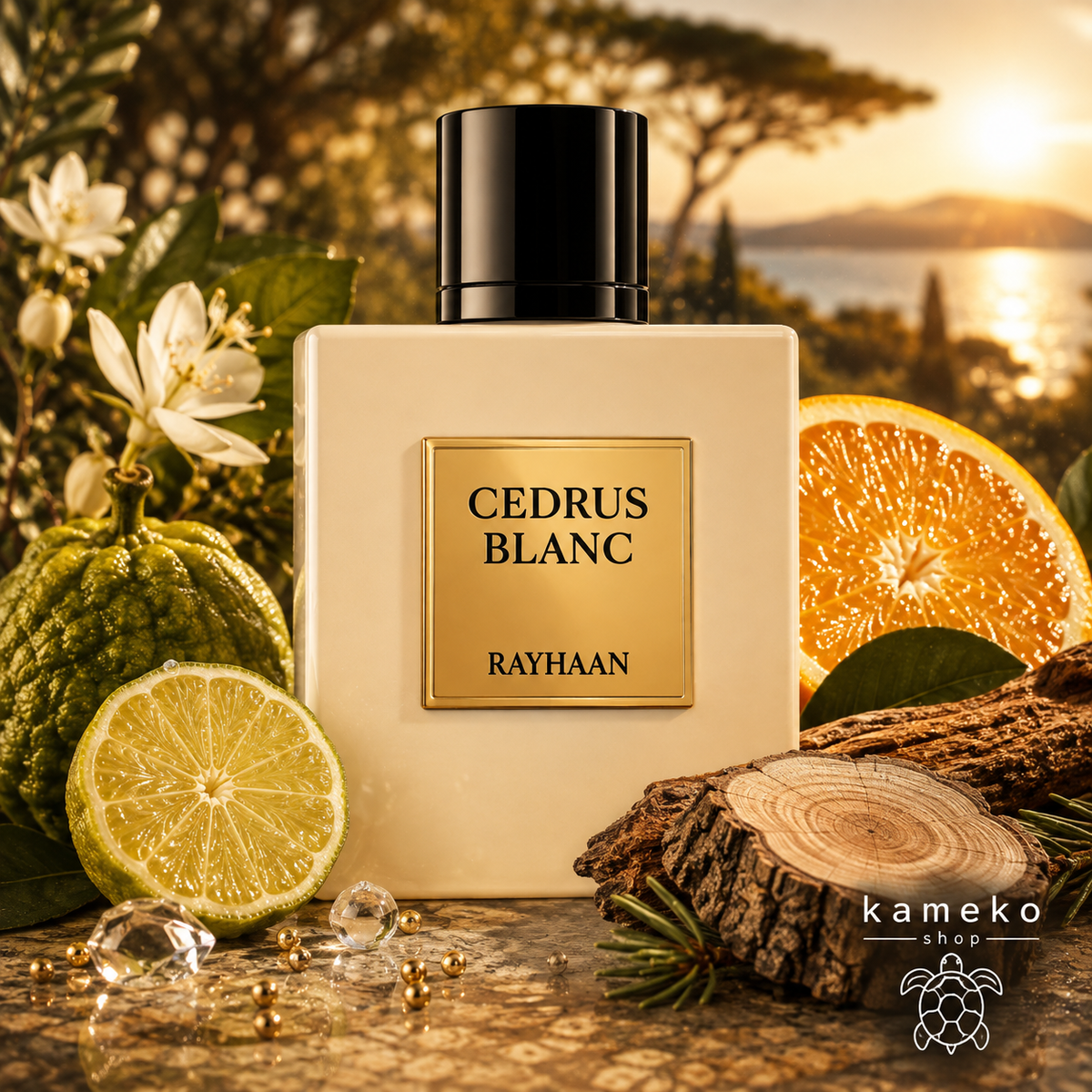Cedrus Blanc | Perfume Árabe Unisex | Bergamota, Naranja y Cedro