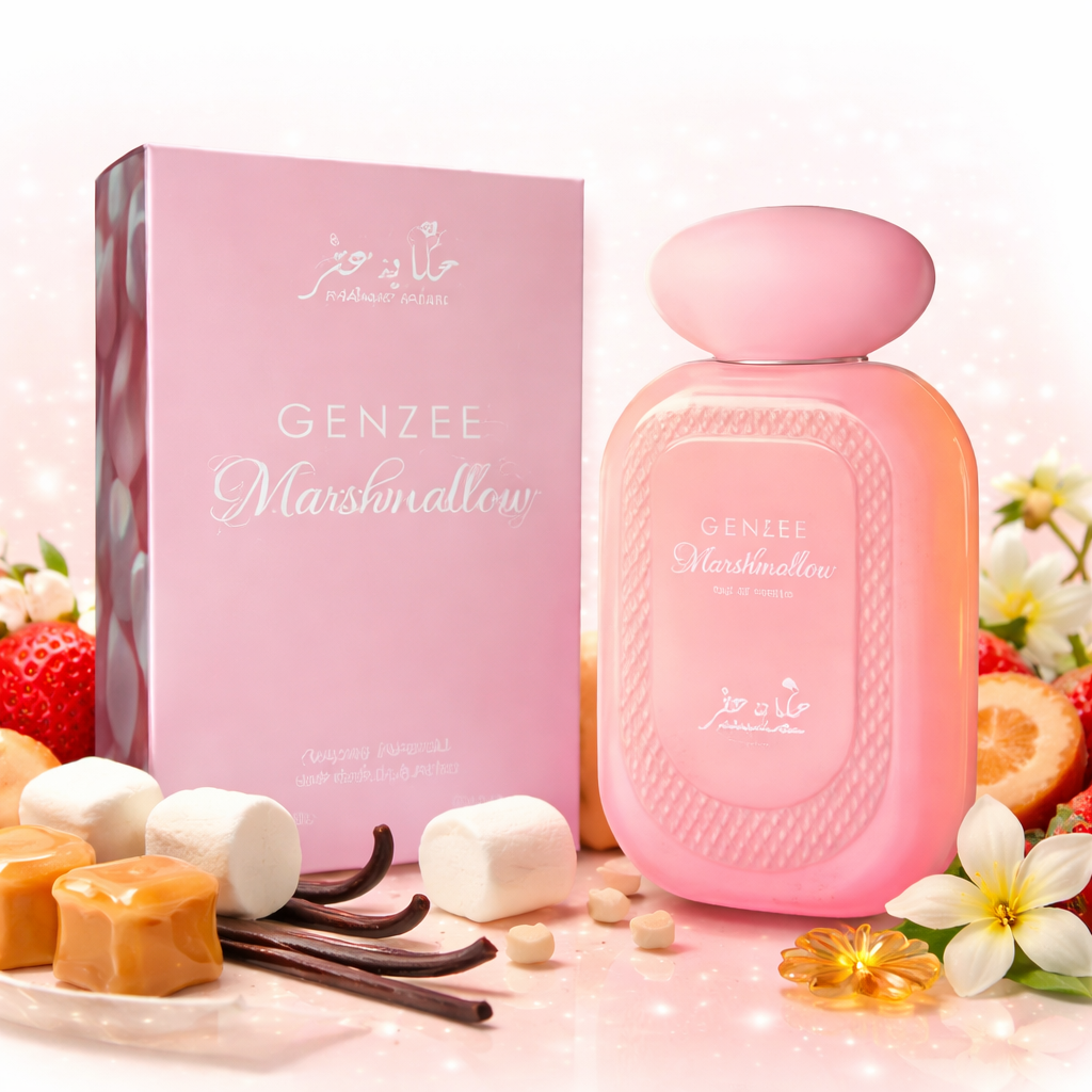GENZEE Marshmallow – Perfume Árabe Gourmand Unisex 100 ml | Dulce, Cremoso y Adictivo