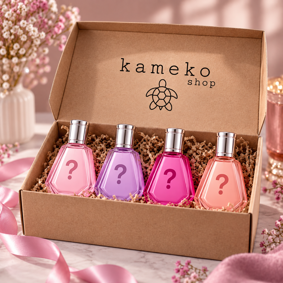 Mystery Box de Perfumes Árabes – 4 Perfumes Sorpresa de 50 ml