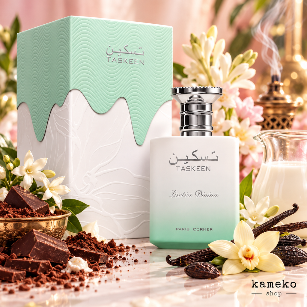 Tasken Láctea Divina – Perfume Árabe Gourmand Cremoso | Eau de Parfum Unisex