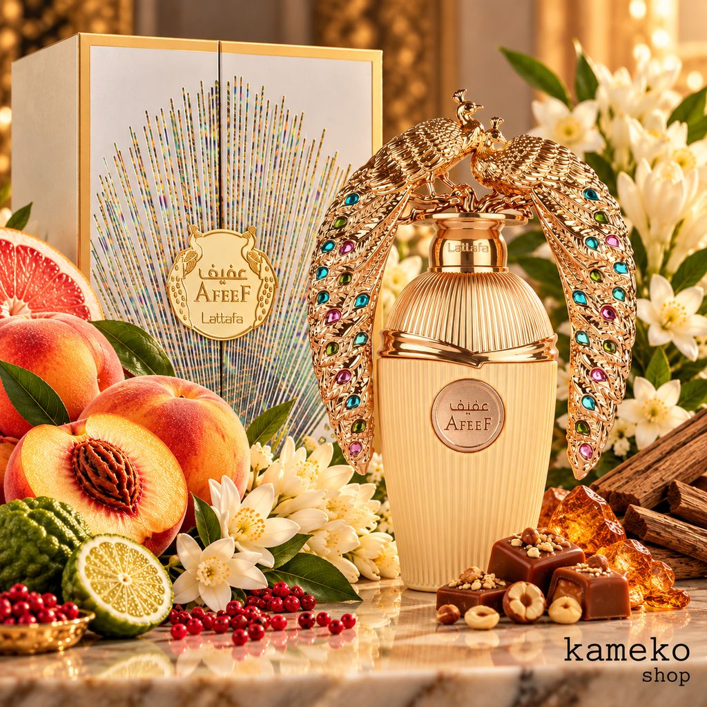 Lattafa Afeef Eau de Parfum 100 ml – Fragancia Árabe Elegante, Intensa y Duradera