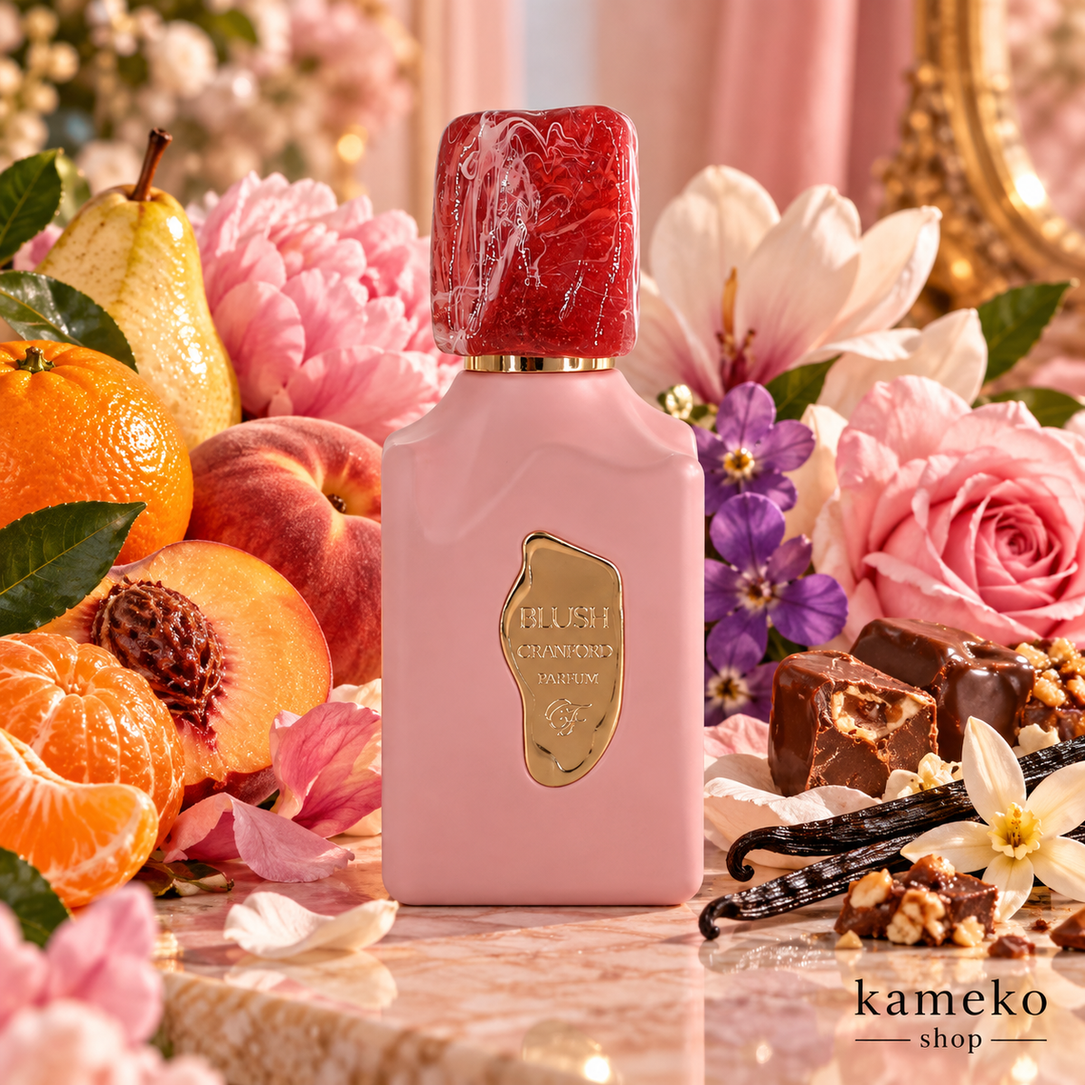 Cranford Blush | Perfume Mujer 100 ml | Melocotón, Peonía, Praliné y Vainilla