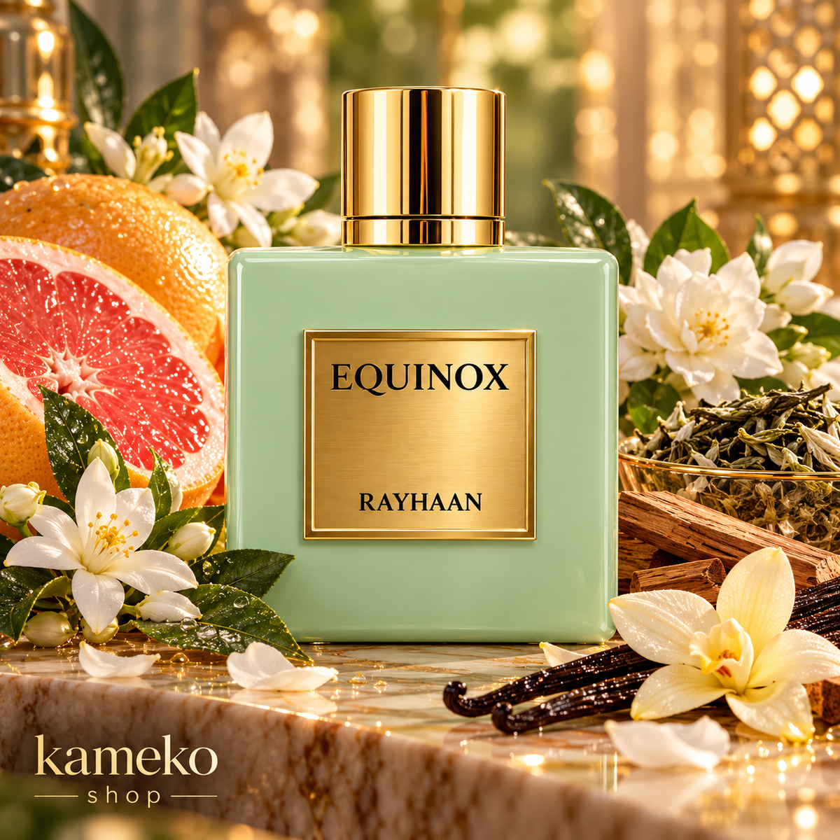 Equinox Eau de Parfum 100 ml | Perfume Árabe Unisex Cítrico, Floral y Amaderado