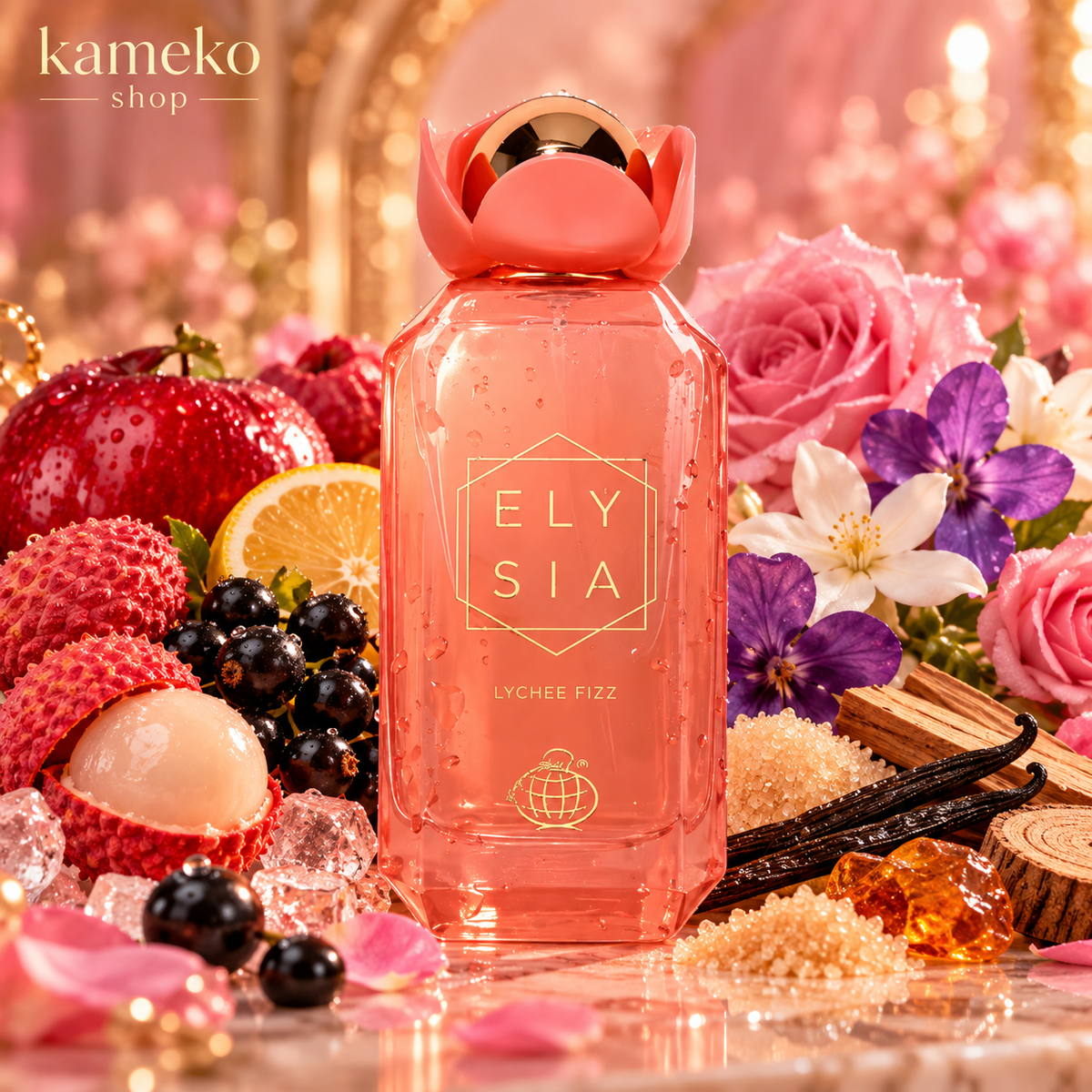 Elysia Lychee Fizz Eau de Parfum | Perfume Afrutado, Floral y Dulce