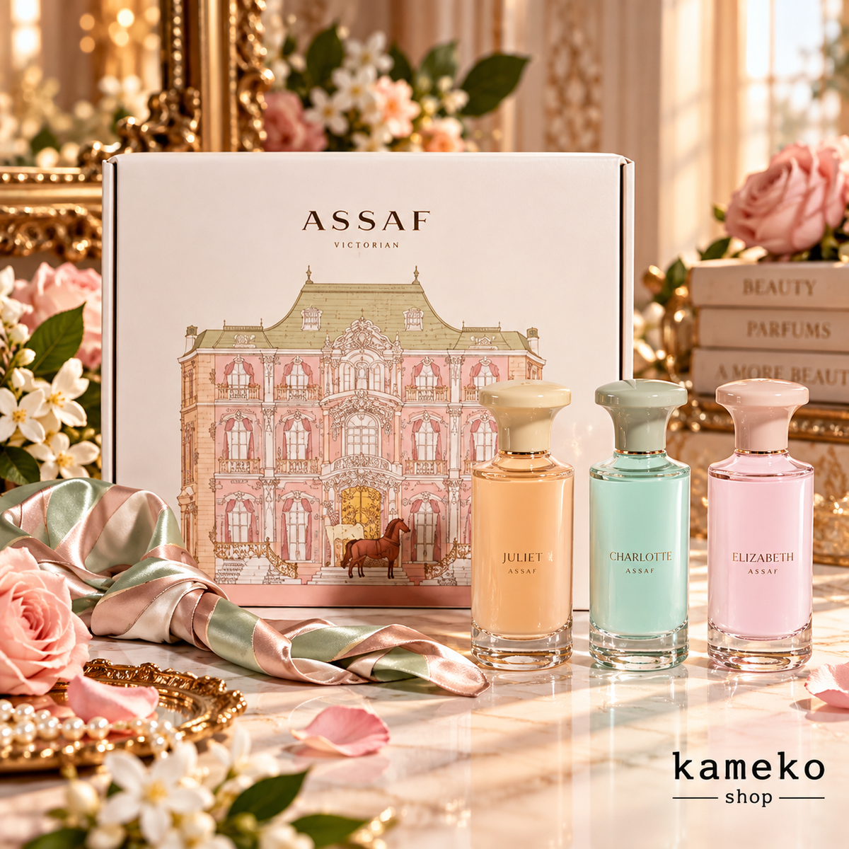 Victorian Collection Gift Box Assaf | Juliet, Charlotte y Elizabeth | 3 Eau de Parfum 150 ml