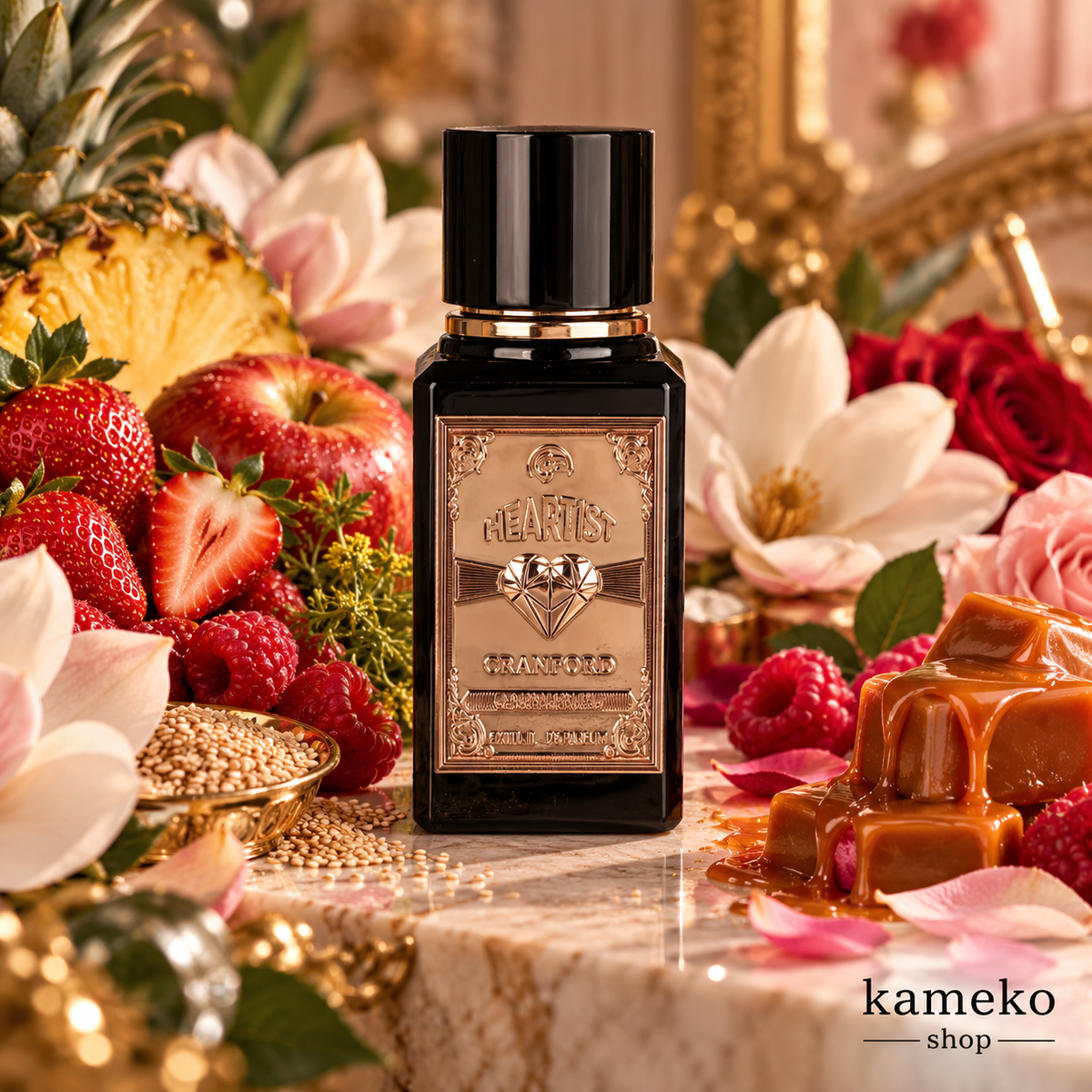 Cranford Heartist | Perfume Unisex 110 ml | Fresa, Frambuesa, Caramelo y Rosa